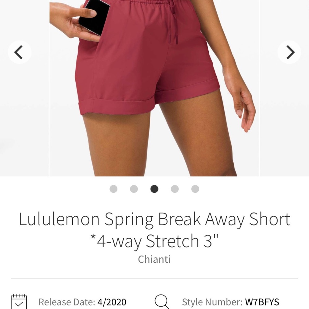 Spring Break Away Short *4-way Stretch 3” - Picture 7 of 7